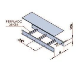 Leito para Cabos tipo Pesado 